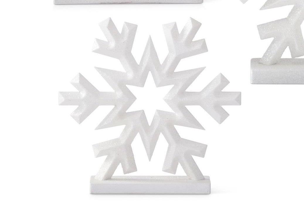 Glittered Snowflakes on Base