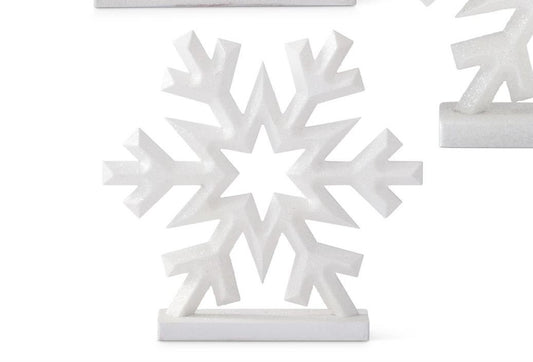 Glittered Snowflakes on Base