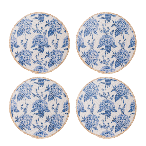 Round Hydrangea Placemat