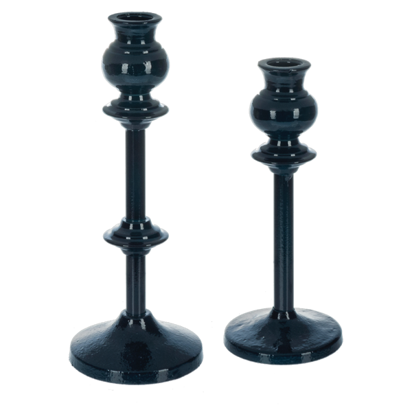 Blue Taper Holder