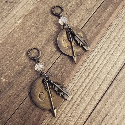 Cattle Tag Earrings