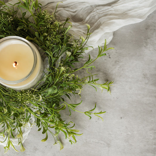 BEDSTRAW & BERRIES CANDLE RING