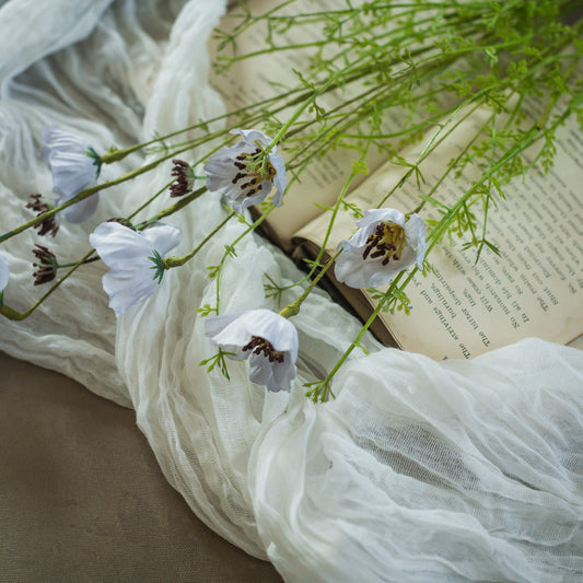 DUSTY BLUE WILDFLOWER SPRAY