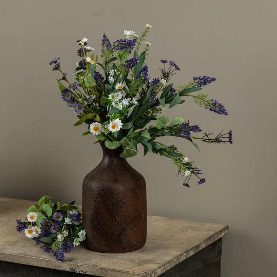 PURPLE & WHITE MIXED SPRING SPRAY