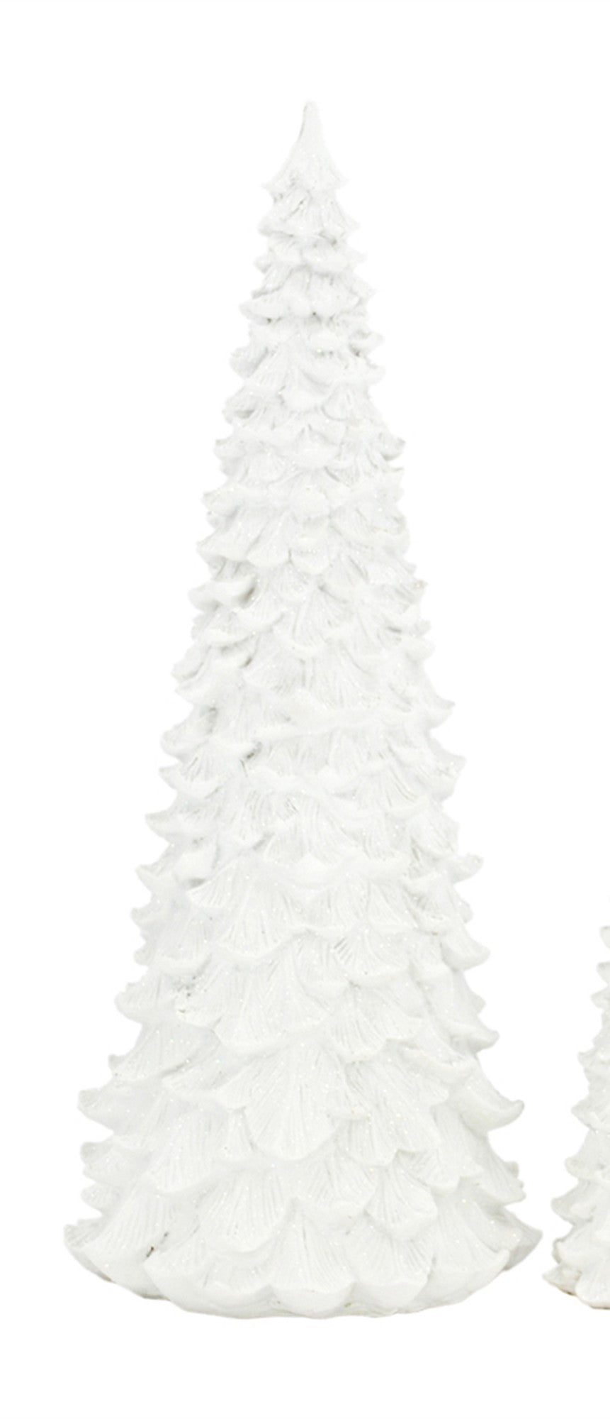 White Resin Christmas Tree