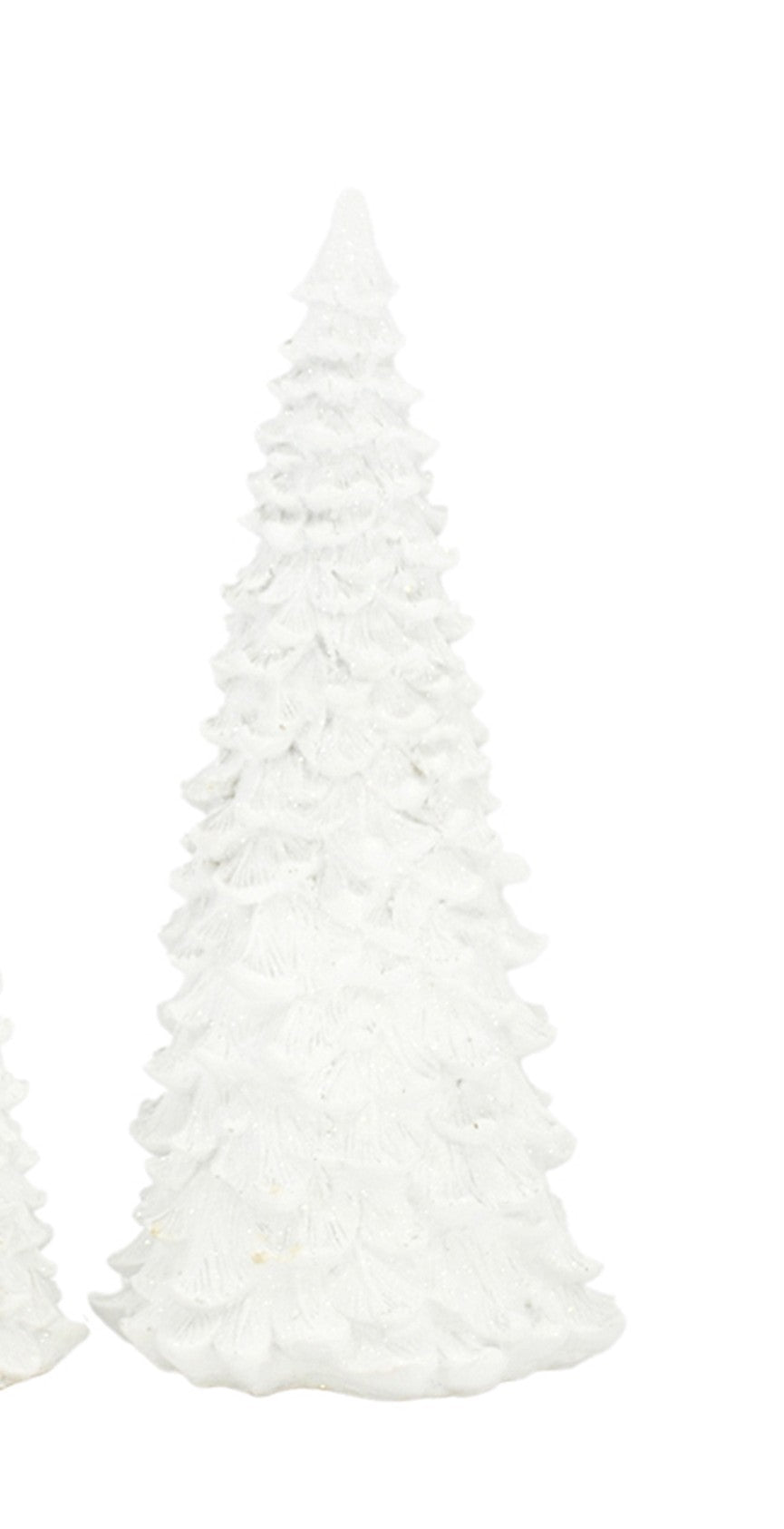 White Resin Christmas Tree