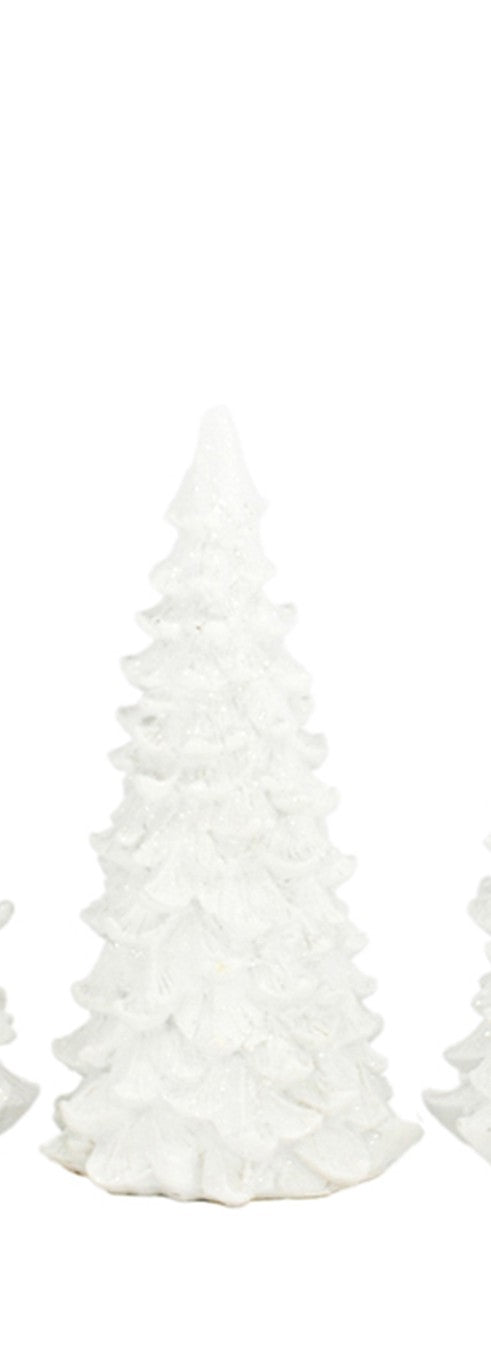 White Resin Christmas Tree