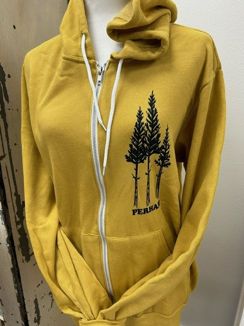 Three Tree Unisex Zip Hoodie