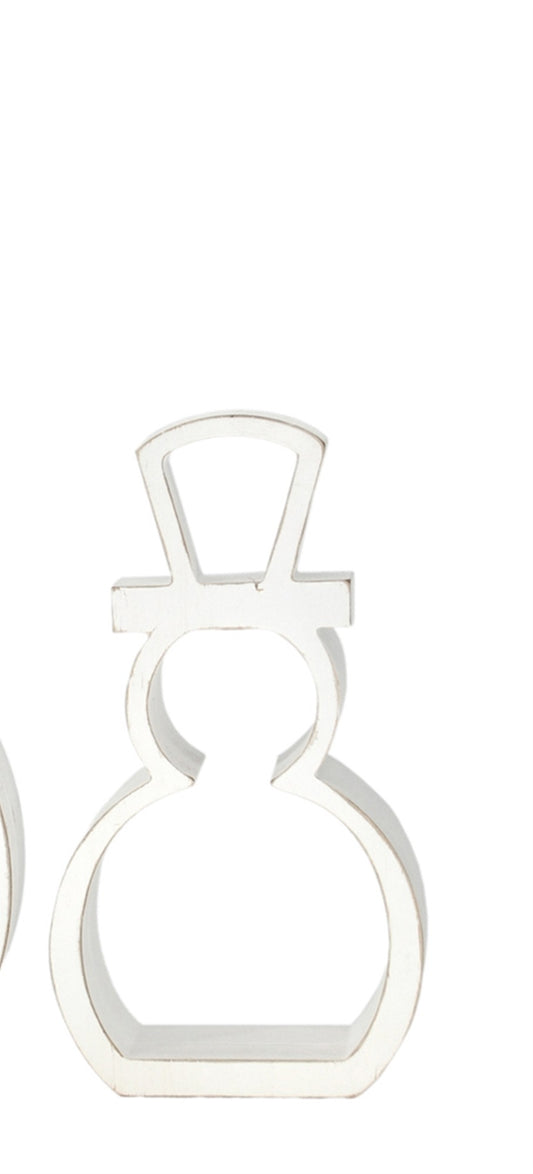 White Snowman Cutout