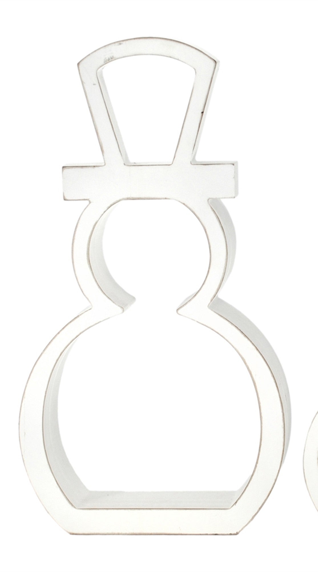 White Snowman Cutout