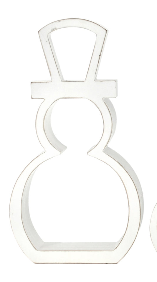 White Snowman Cutout