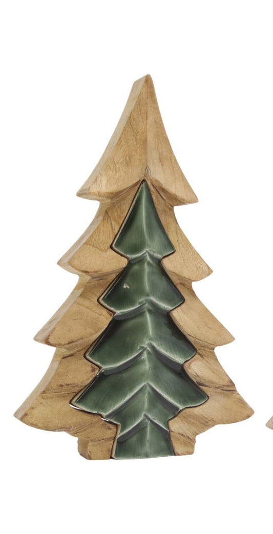 Whispering Winter Enamel Puzzle Tree