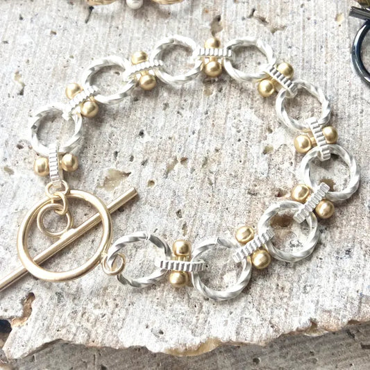 Matte Silver Bracelet
