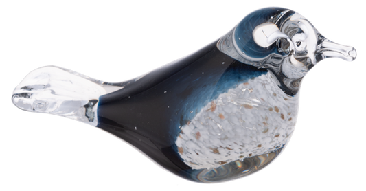 Blue Art Glass Bird