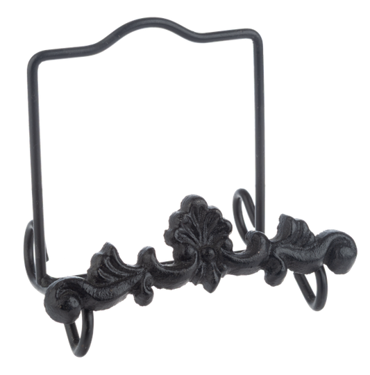 Black Scroll Easel