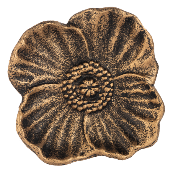 Flower Trinket Dish - Bronze