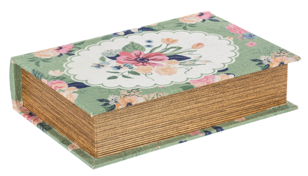 Cottagecore Floral Book Decor