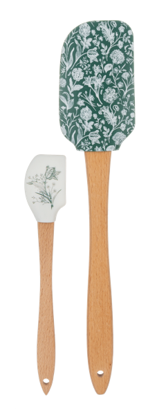 Green Botanical Spatula