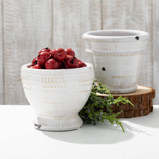 GLAZED CERAMIC POT
