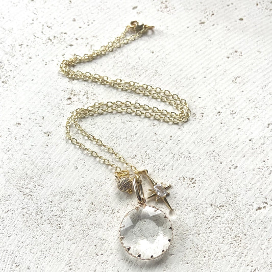 Crystal Gold Necklace