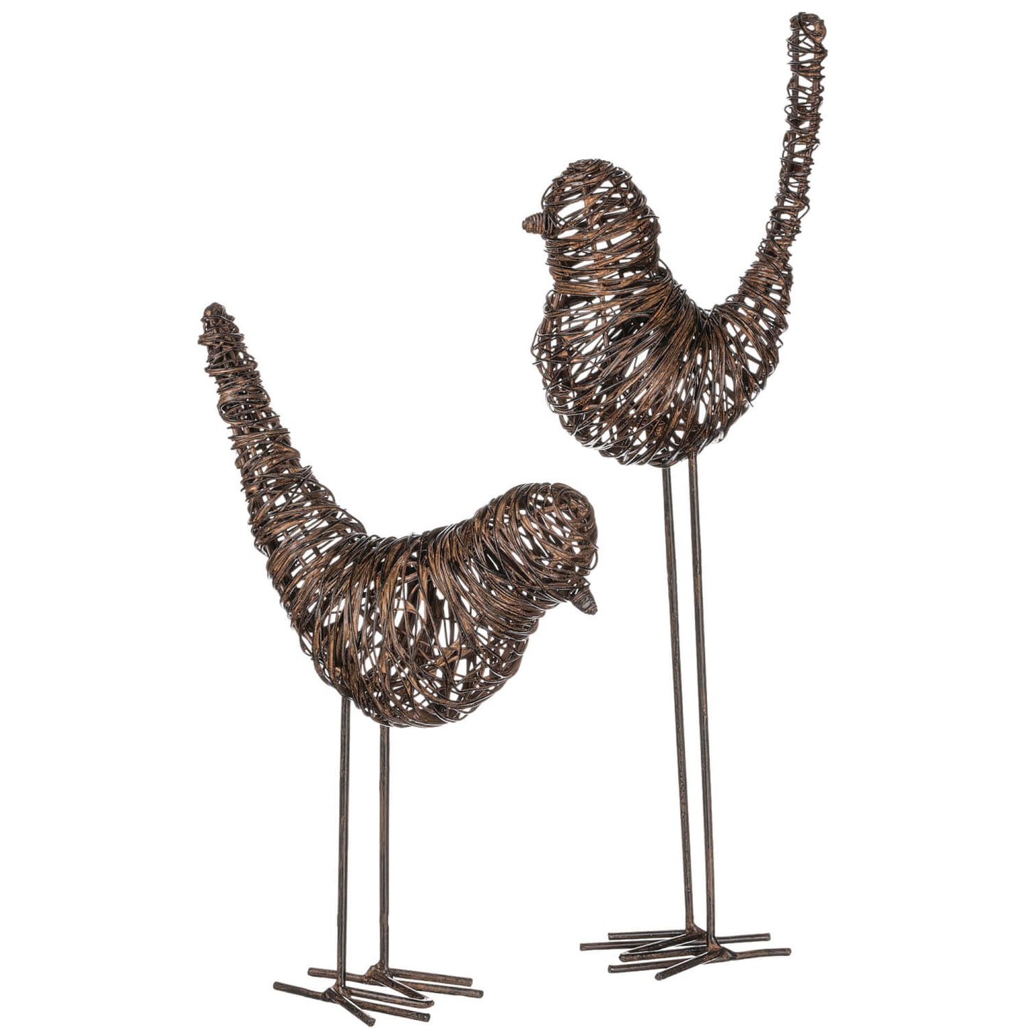 WIRE BIRD FIGURINE