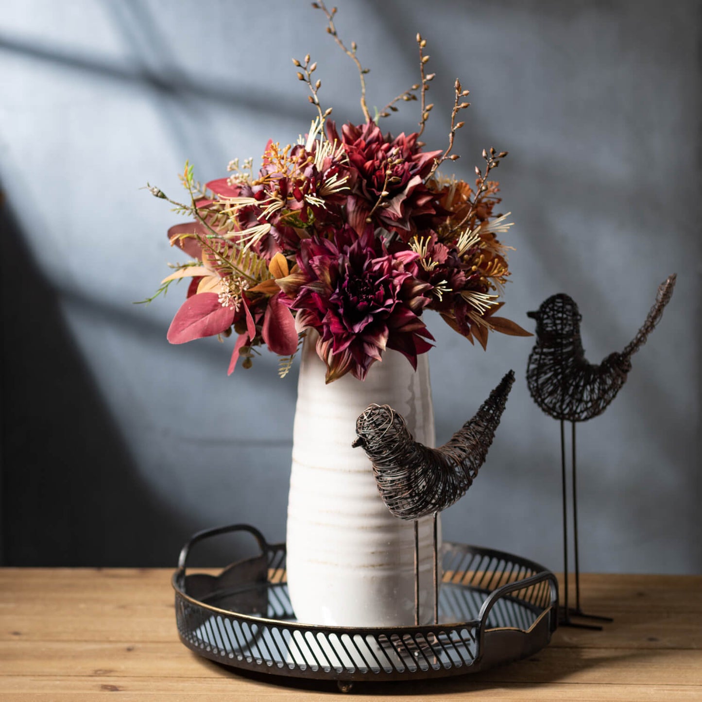 WIRE BIRD FIGURINE