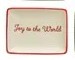 Stoneware Dish w/ Holiday Words