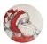 Stoneware Dish with Santa Image